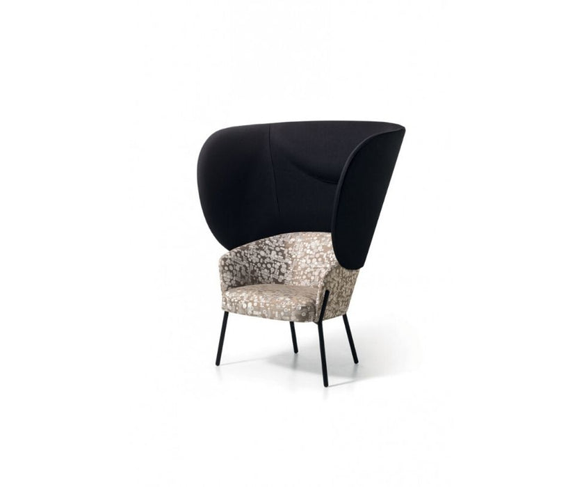 High end Wam 1571 Bergère Lounge Chair by Bross Italy Casa Design