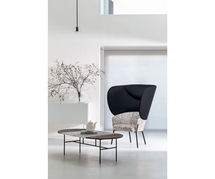 High end Wam 1571 Bergère Lounge Chair by Bross Italy Casa Design