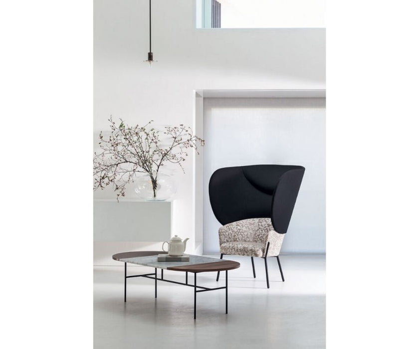 High end Wam 1571 Bergère Lounge Chair by Bross Italy Casa Design