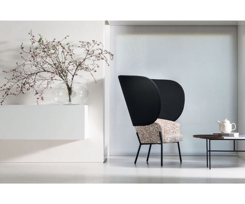 High end Wam 1571 Bergère Lounge Chair by Bross Italy Casa Design