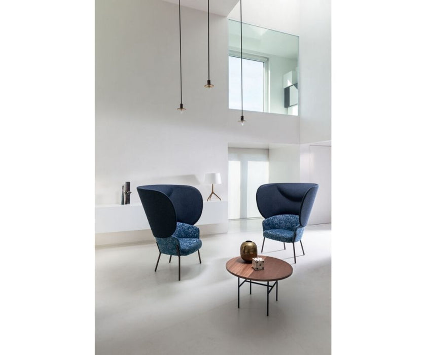 High end Wam 1571 Bergère Lounge Chair by Bross Italy Casa Design