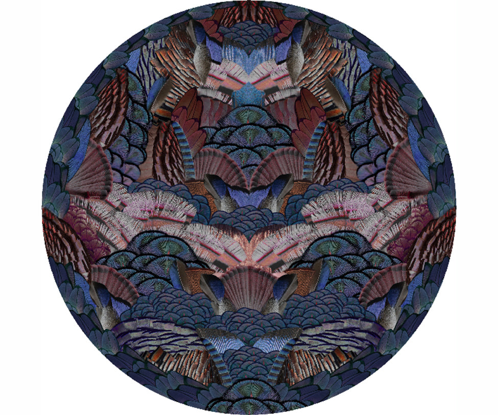 Calligraphy Bird Rug Moooi