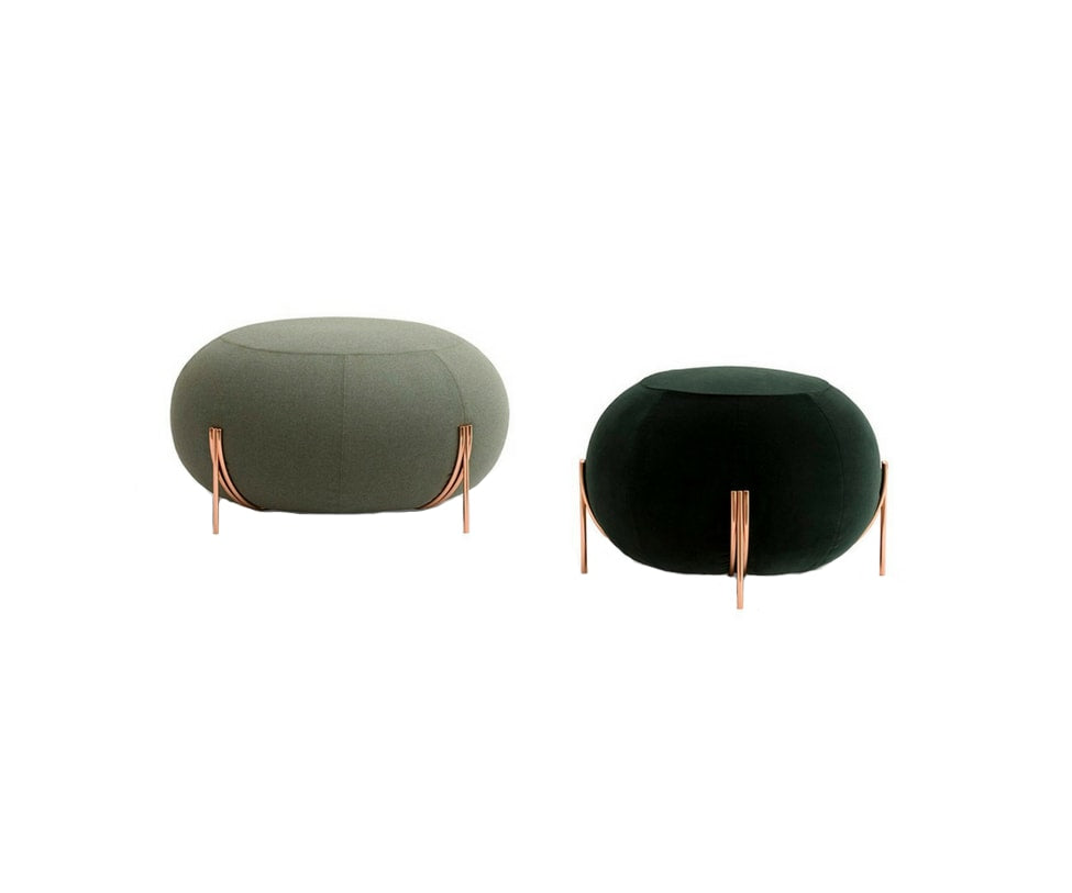 High end Geo Pouf by Saba Casa Design