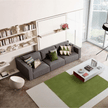 High end Swing Wall Bed With Sectional Sofa by Clei Casa Design