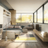 High end Circe Wall Bed With Sofa by Clei Casa Design