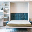 High end Penelope 2 Wall Bed With Sofa by Clei Casa Design