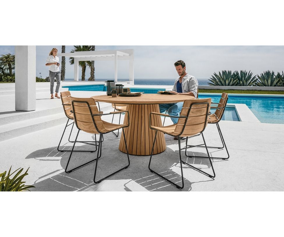 William Dining Chair With Arms Gloster