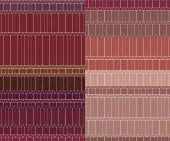Zigzag Red Broadloom Moooi