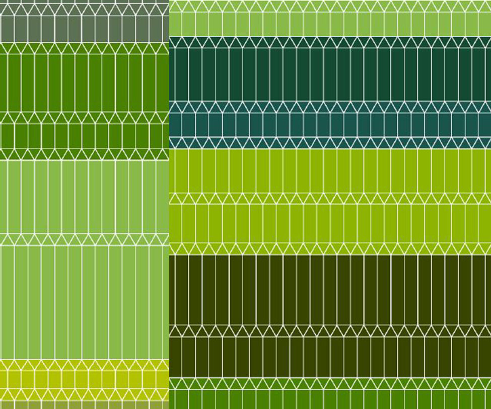 Zigzag Green Broadloom Moooi