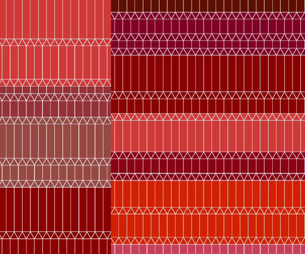 Zigzag Red Broadloom Moooi