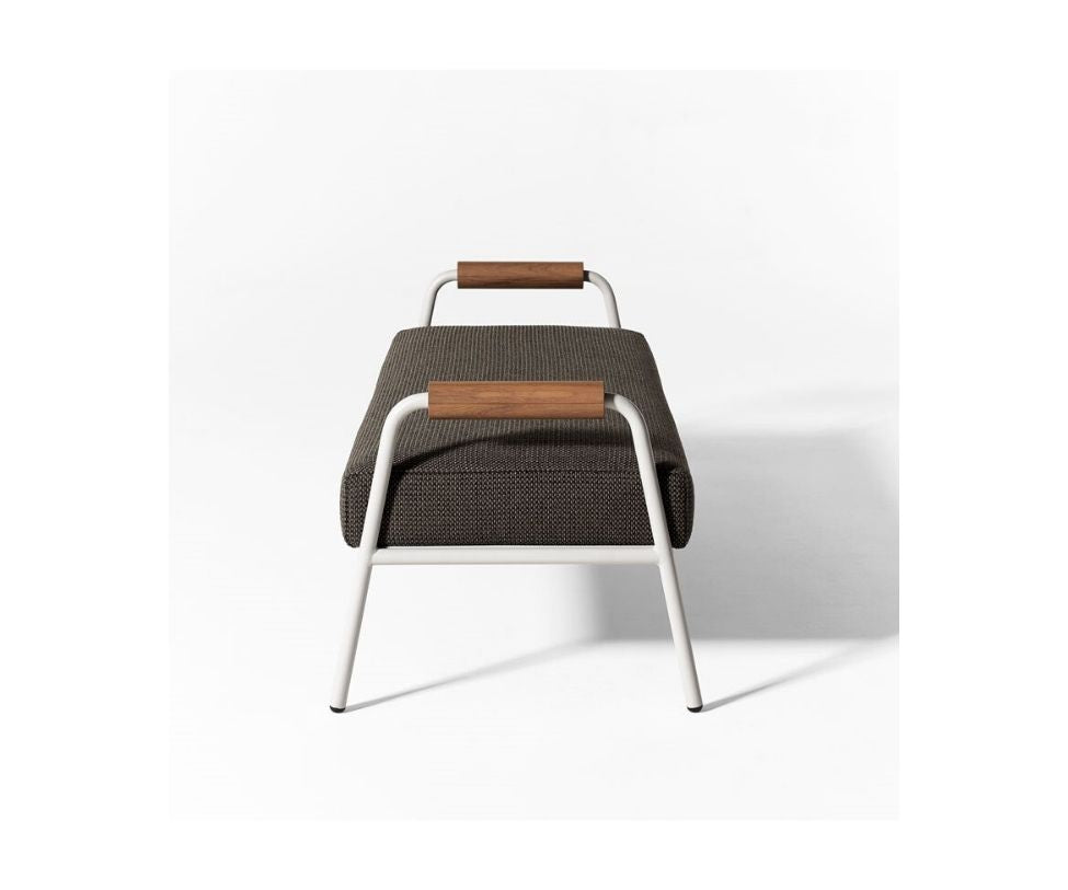 Zoe Open Air Wood Bench Meridiani