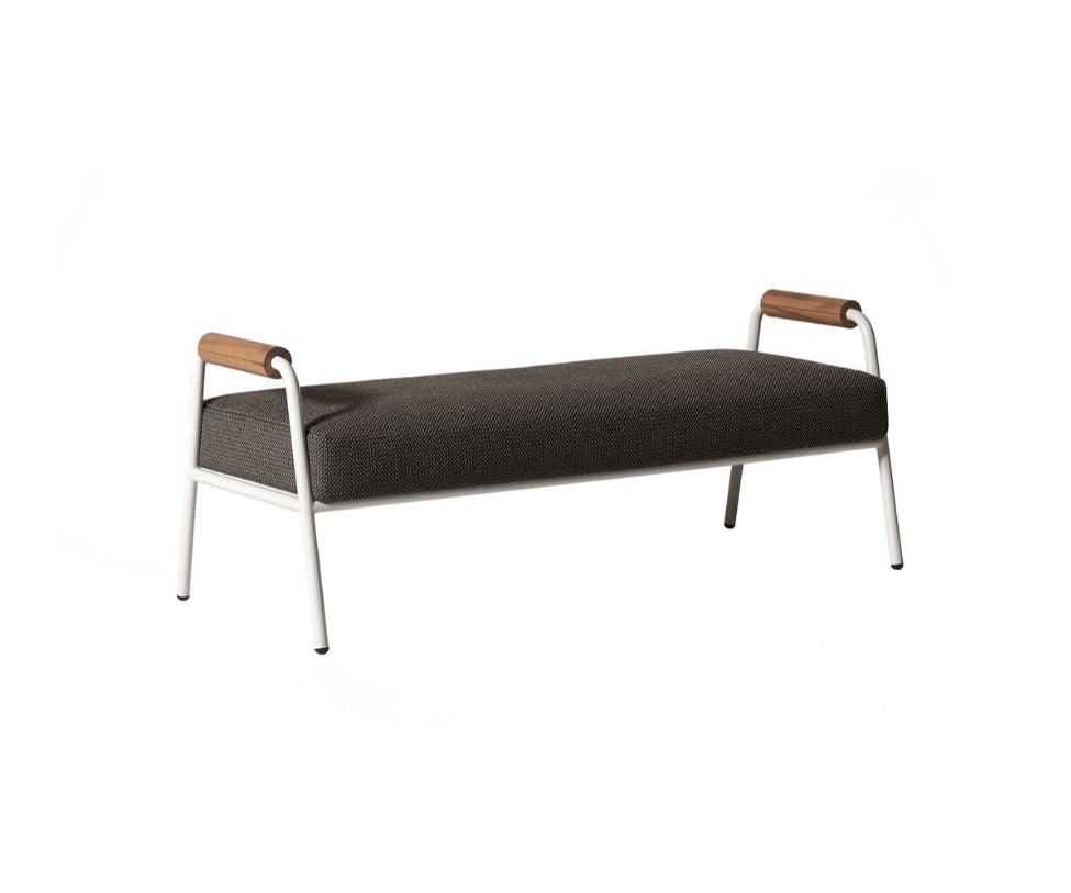 Zoe Open Air Wood Bench Meridiani