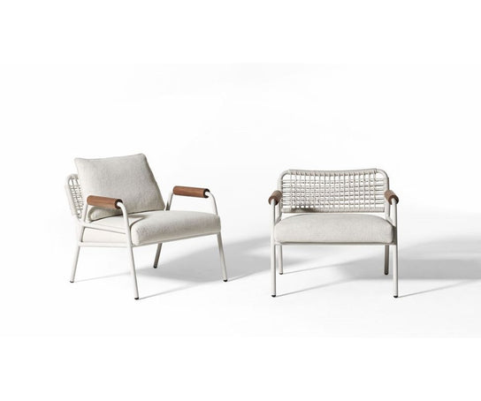 Zoe Outdoor Wood Armchair Meridiani