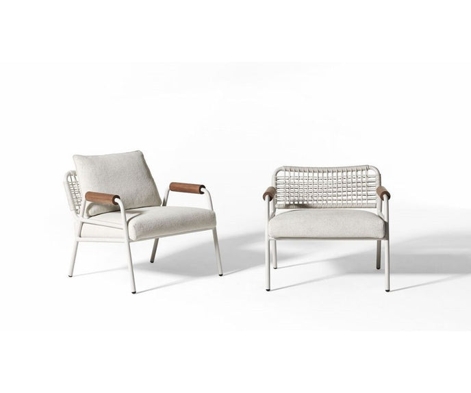 Zoe Outdoor Wood Armchair Meridiani