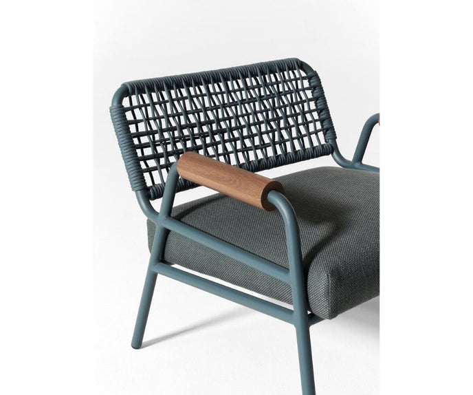 Zoe Outdoor Wood Armchair Meridiani