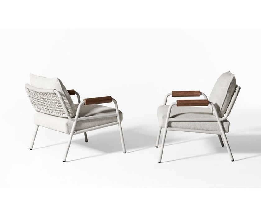 Zoe Outdoor Wood Armchair Meridiani