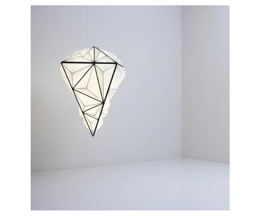 Zooid Diamond Pendant Light Aqua Creations