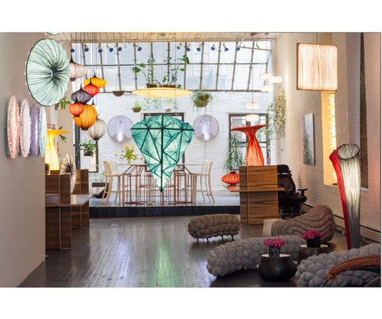 Zooid Diamond Pendant Light Aqua Creations