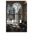 Zooid Diamond Pendant Light Aqua Creations