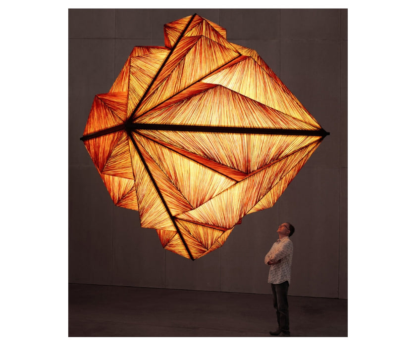 Zooid Diamond Pendant Light Aqua Creations