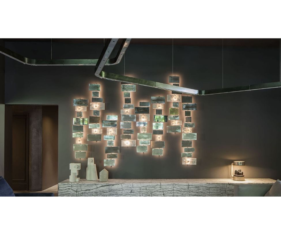 High End Abaco Wall Light by Henge Casa Design Group