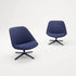 Contemporary and Functional Adele Swiveling Lounge Chair by Paola Lenti Casa Design Group