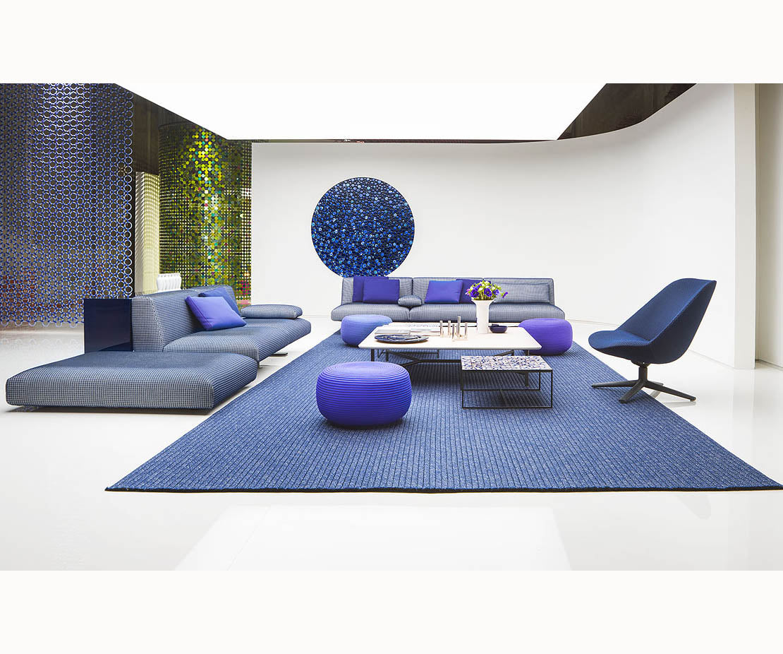 Contemporary and Functional Adele Swiveling Lounge Chair by Paola Lenti Casa Design Group