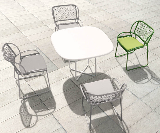 Kenneth Cobonpue Adeso Dining Table Outdoors