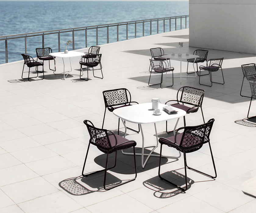 Kenneth Cobonpue Adeso Dining Table Black and White