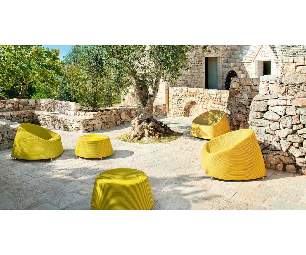 Stylish and Comfortable Afra Outdoor Lounge Chair by Paola Lenti Casa Design Group