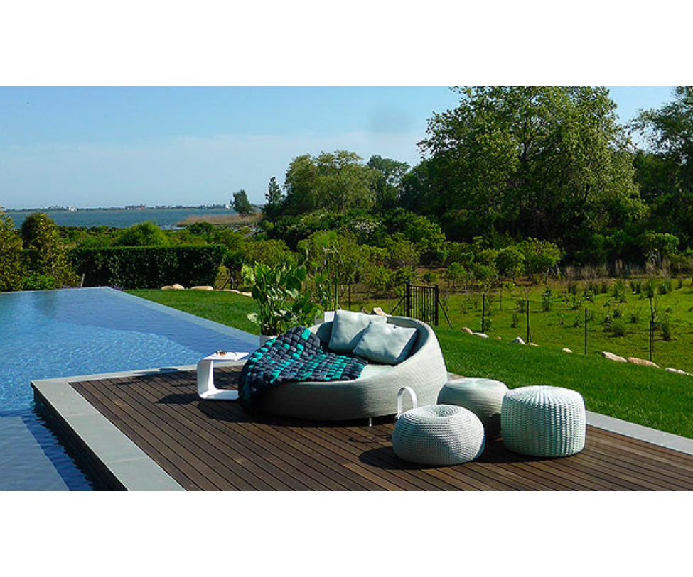 Stylish and Comfortable Afra Outdoor Lounge Chair by Paola Lenti Casa Design Group