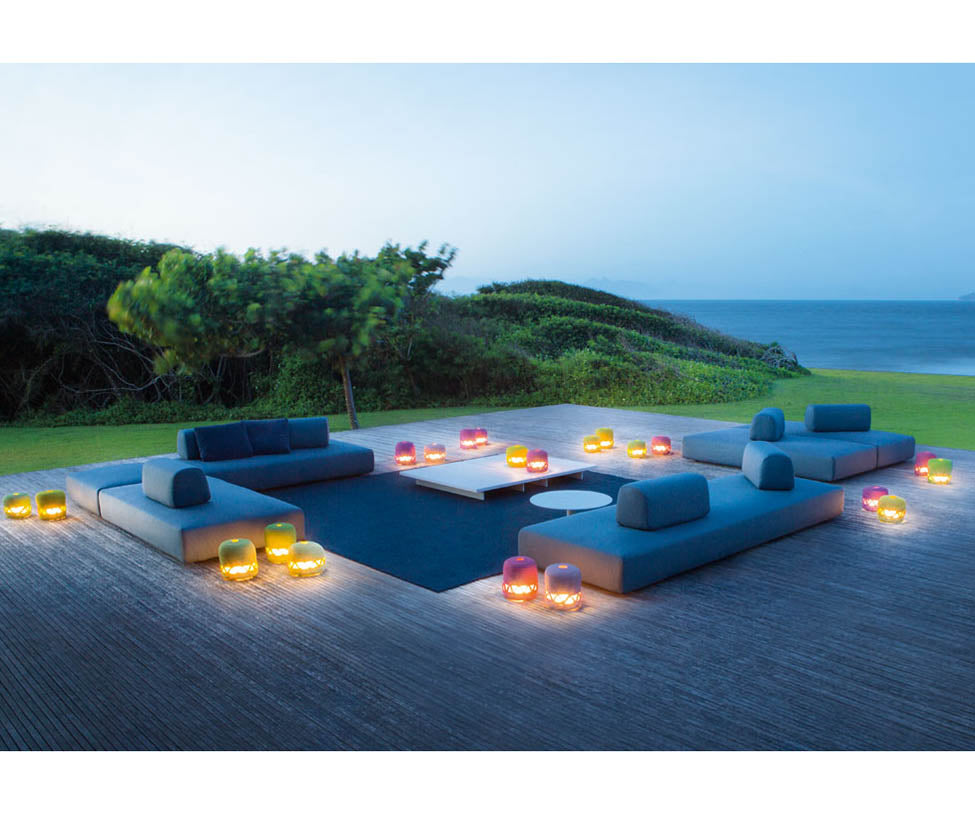 Contemporary Agadir Outdoor Floor Lamp by Paola Lenti Casa Design Group