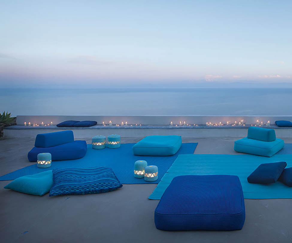 Contemporary Agadir Outdoor Floor Lamp by Paola Lenti Casa Design Group