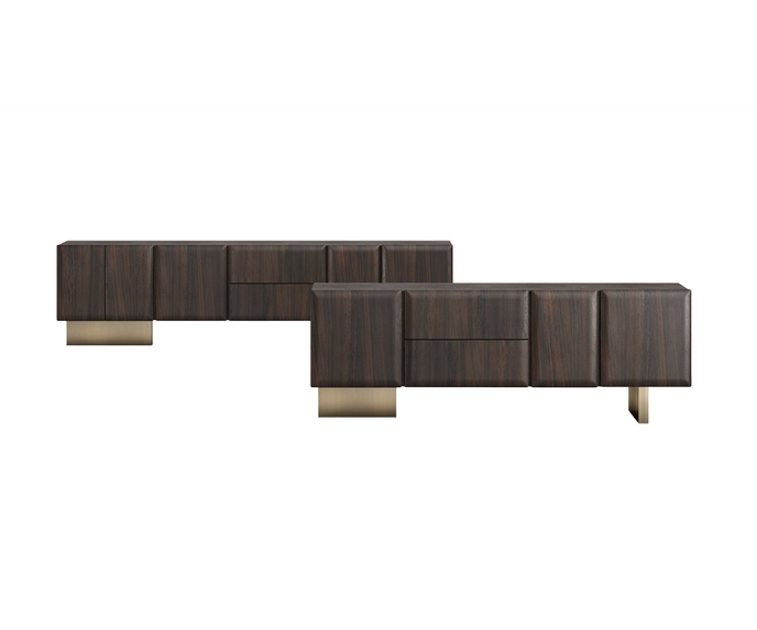 Luxury Aiko Sideboard by Emmemobili with refined wood detailing – Casa Design Group