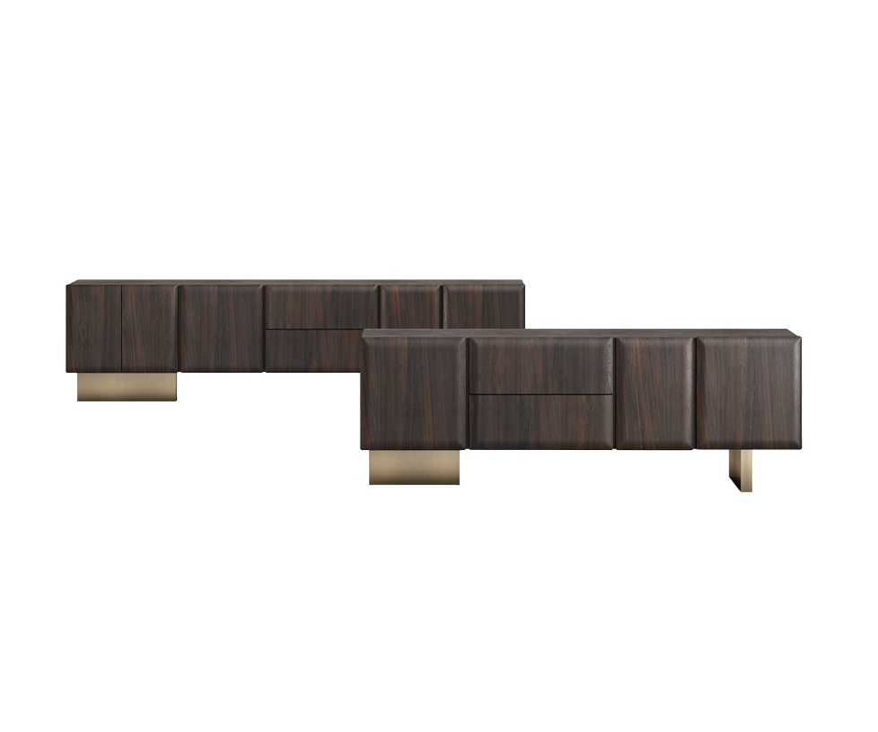 Luxury Aiko Sideboard by Emmemobili with refined wood detailing – Casa Design Group