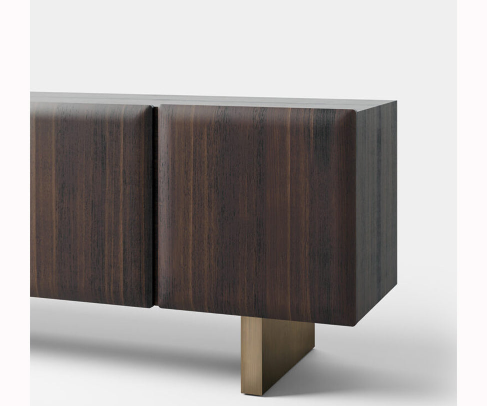 Luxury Aiko Sideboard by Emmemobili with refined wood detailing – Casa Design Group