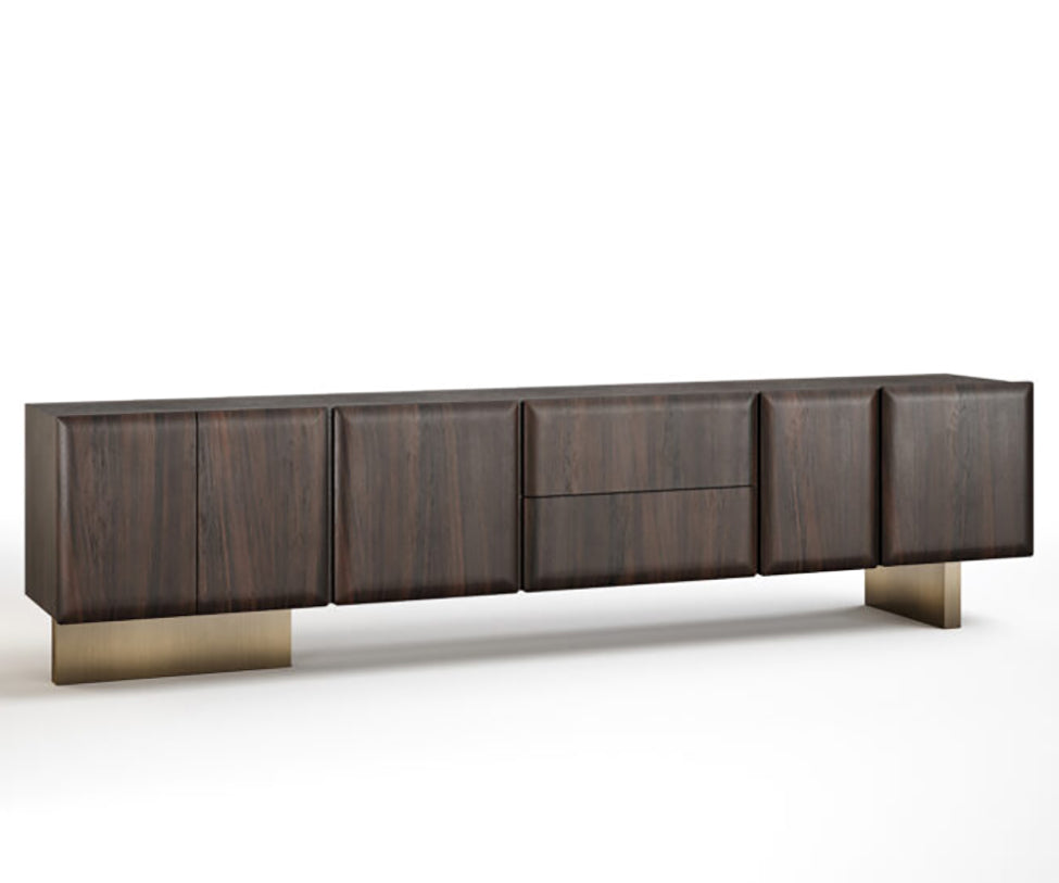 Luxury Aiko Sideboard by Emmemobili with refined wood detailing – Casa Design Group