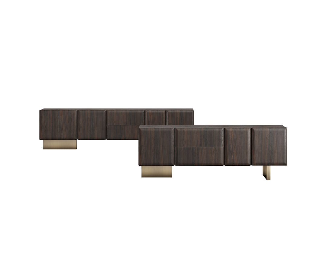 Luxury Aiko Sideboard by Emmemobili with refined wood detailing – Casa Design Group