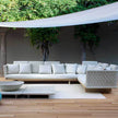 Luxury Ala Outdoor Sunshade by Paola Lent with Sliding or Fixed Shading Sail Casa Design Group