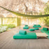 Luxury Ala Outdoor Sunshade by Paola Lent with Sliding or Fixed Shading Sail Casa Design Group