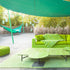 Luxury Ala Outdoor Sunshade by Paola Lent with Sliding or Fixed Shading Sail Casa Design Group