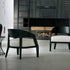 Porada Alba Armchair Solid Ash and Fabric