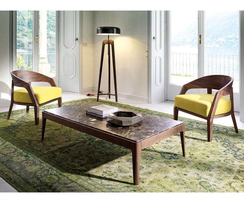 Porada Alba Armchair Mustard