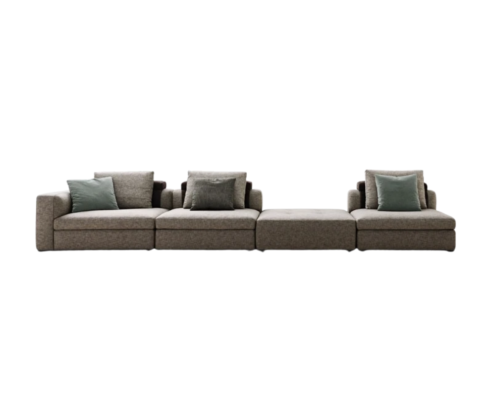 High End Albert Sofa Modular Brown by Molteni&amp;C Casa Design Group