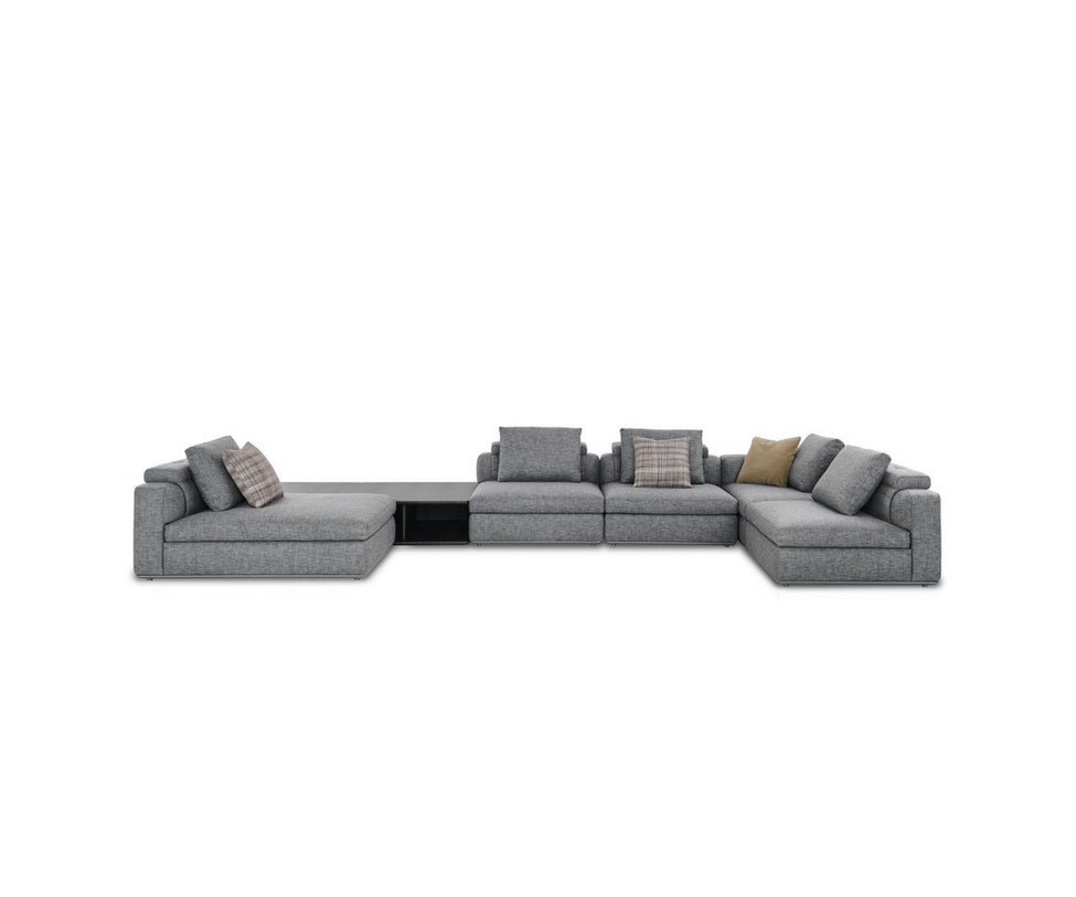 High End Albert Sofa Modular Brown by Molteni&amp;C Casa Design Group