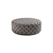 Porada Alcide Pouf Oval with Capitonné