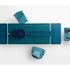 Glossy Aluminum Base and Cristal Top Altopiano Outdoor Dining Table by Paola Lenti Casa Design Group