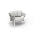 High end Moon Alu Living Armchair by Talenti Casa Design