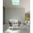 High end Moon Alu Living Armchair by Talenti Casa Design