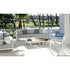 Modern Aluminium Frame Alura Outdoor Lounge 3-Seater Sofa by Royal Botania | Casa Design Group